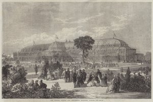 The Winter Garden and Exhibition Building, Dublin by English School