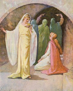The Wise and the Foolish Virgins by English School