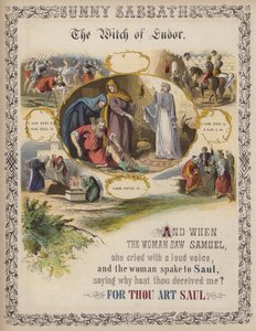 The Witch of Endor by English School