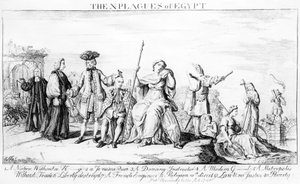 The Ten Plagues of Egypt, c.1749 by English School