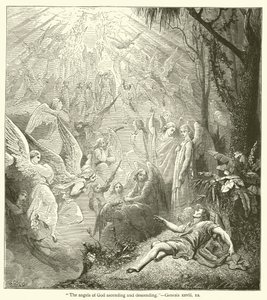 The angels of God ascending and descending, Genesis, xxviii