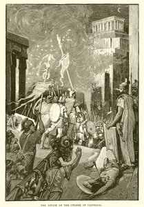 The attack on the Citadel of Carthage by English School