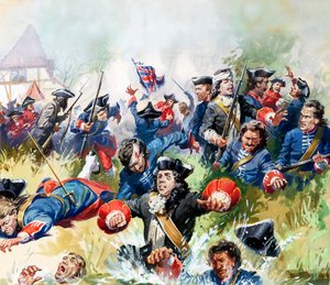 The Battle of Blenheim by English School