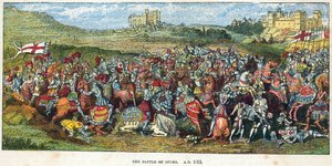 The Battle of Spurs, 1513 by English School