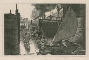 The Boating Season on the Thames by English School