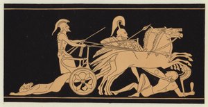 The Body of Hector Dragged Behind the Chariot of Achilles