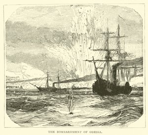 The bombardment of Odessa by English School