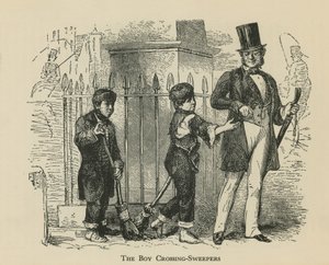 The boy crossing sweepers
