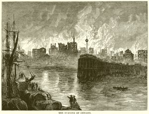 The Burning of Chicago by English School