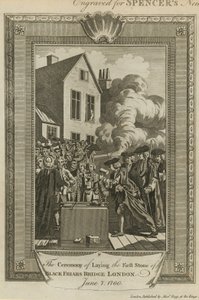The Ceremony of Laying the First Stone of Blackfriars Bridge