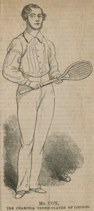 The Champion Tennis Player of London by English School