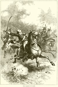 The charge of Pulaski by English School