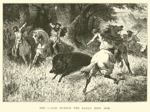 The Chase during the Early Iron Age by English School