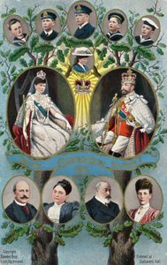 The Coronation of King George V and Queen Mary by English School