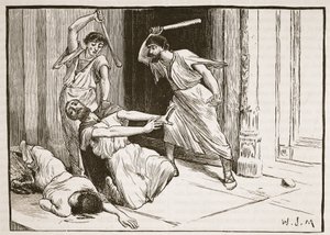 The Death of Tiberius Gracchus by English School
