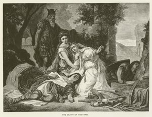 The Death of Tristram by English School