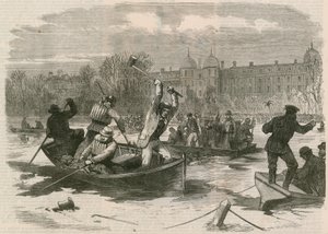 The Disaster on the Ice at Regents Park; Dragging the Lake for the Dead by English School