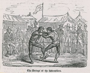 The Doings of the Wrestlers by English School