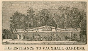 The entrance to Vauxhall Gardens, London