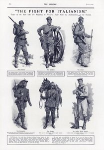 The Fight for Italianism, World War I, 1915 by English School