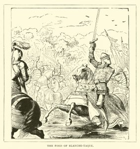 The ford of Blanche-taque by English School