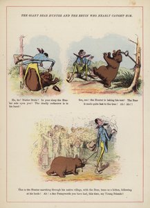 The giant bear hunter and the Bruin who nearly caught him by English School