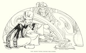The grand vizier frying the fishes