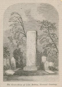 The Grave Stone of John Britton by English School