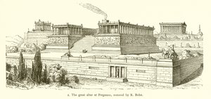 The Great Altar at Pergamus, Restored by R. Bohn