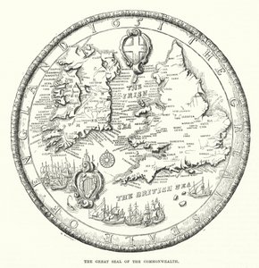 The great seal of the Commonwealth by English School