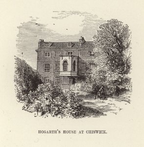 The Home of William Hogarth in Chiswick by English School