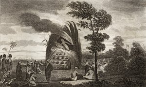 The Immolation of a Hindu Widow upon Her Husband