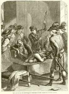 The Last Hours of Robespierre in the Hall of the Committee of Public Safety by English School