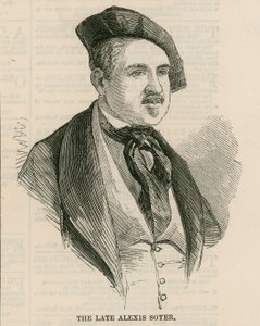 The late Alexis Soyer by English School