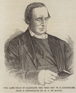 The late Dean of Llandaff, the Very Reverend W D Conybeare