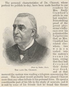 The late Dr Charcot by English School