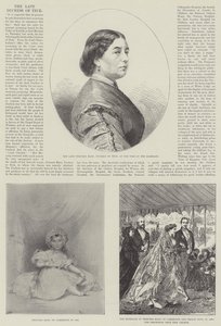 The late Duchess of Teck (engraving)