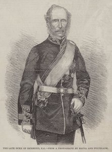 The late Duke of Richmond, KG