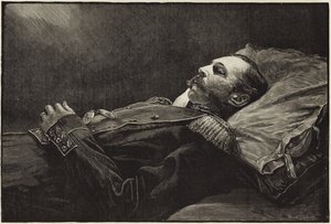 The Late Emperor Alexander II of Russia After Death by English School