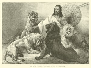 The Late Emperor Theodore Giving an Audience by English School