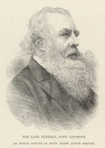 The late General John Liptrott, an Indian Officer of Sixty Years
