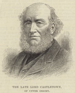 The late Lord Castletown, of Upper Ossory (engraving) by English School