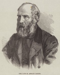 The late M Armand Barbes by English School