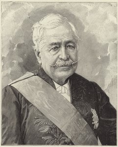 The Late M. Ferdinand de Lesseps by English School