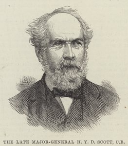 The late Major-General H Y D Scott, CB (engraving)