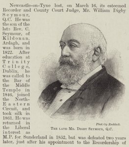 The late Mr Digby Seymour, QC by English School