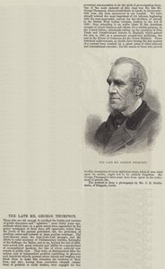 The late Mr George Thompson