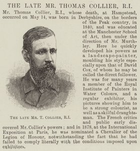 The late Mr Thomas Collier, RI by English School