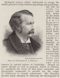 The Late Professor G. J. Romanes