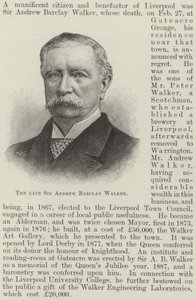 The Late Sir Andrew Barclay Walker